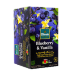 Té Negro de Ceilán Dilmah con Sabor a Arándanos y Vainilla
