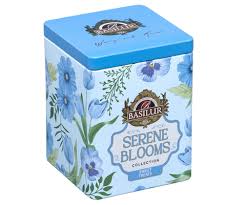 Lata decorativa de lujo Serene Blooms