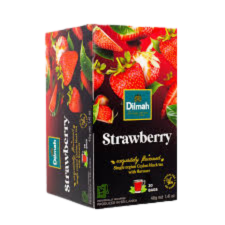 Té negro de fresa