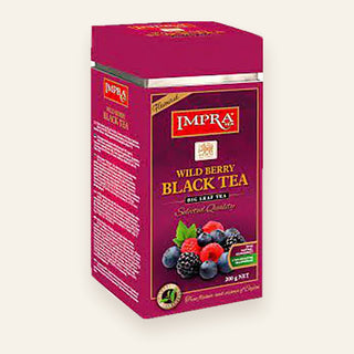 Impra Wild Berry – 200g big leaf flavoured Ceylon black tea tin