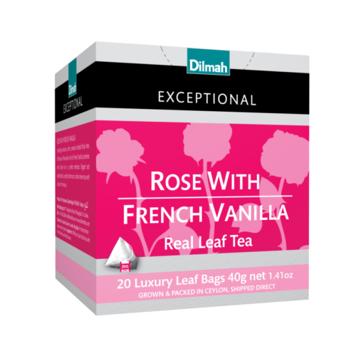 Dilmah Exceptional – Rosa con Vainilla Francesa