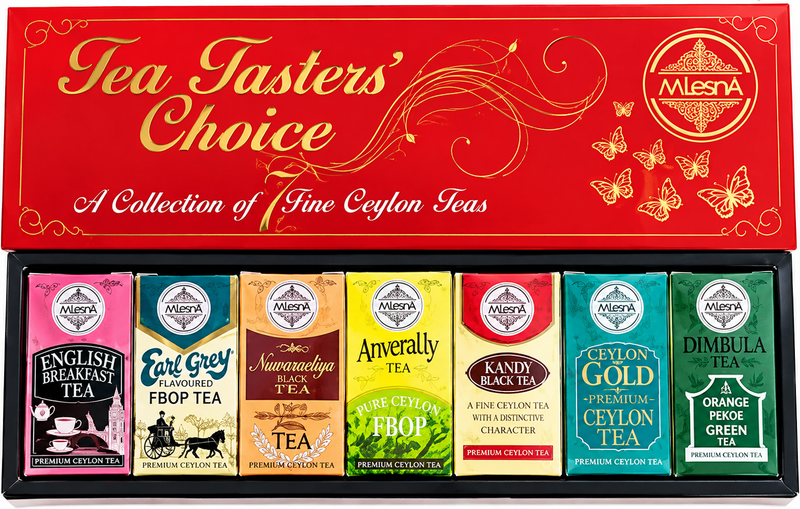 Mlesna Tea Tasters’ Choice – A Collection of 7 fine Ceylon Teas