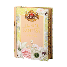 Floral Fantasy II - Tea Book - Marigold, Amaranth & Lime Green Tea